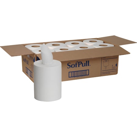 Soffpull Center Pull Paper Towels, 275, White